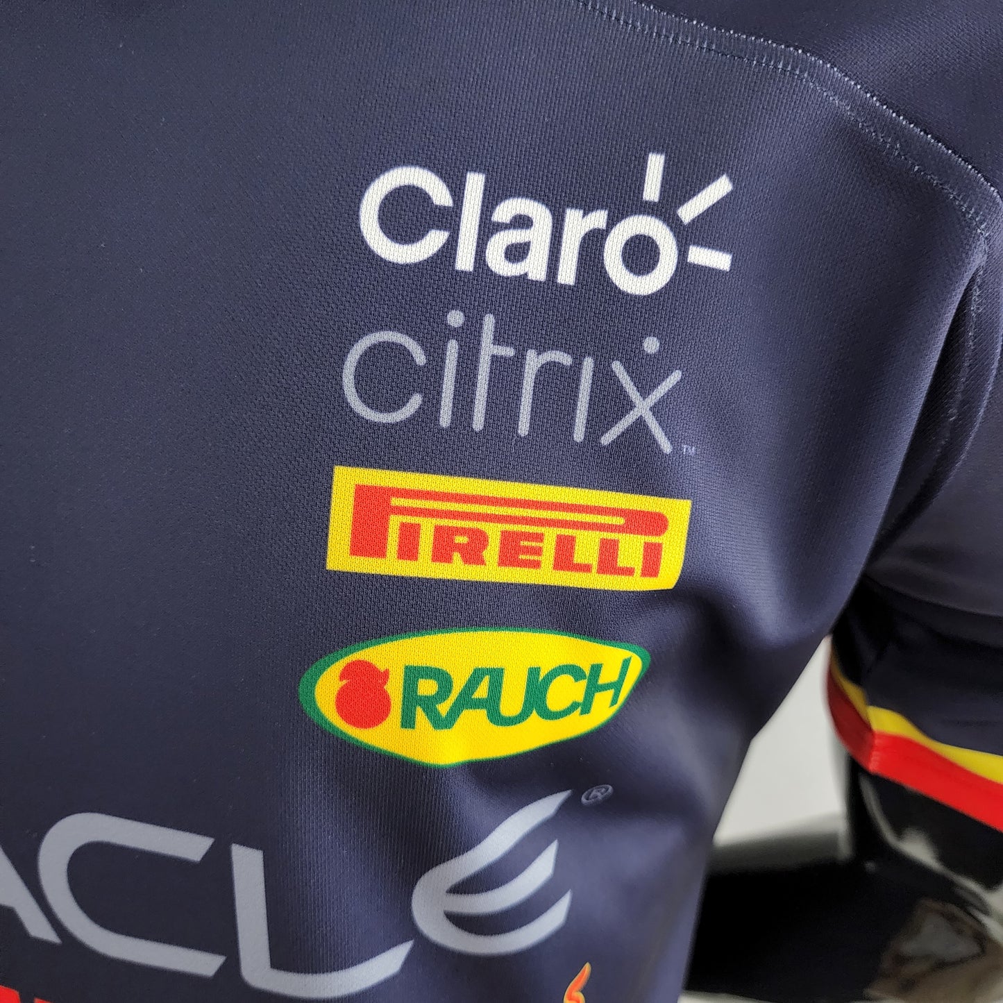 Red Bull Racing F1 2023 Player Fit T-Shirt Artic Wolf | Navy Blue