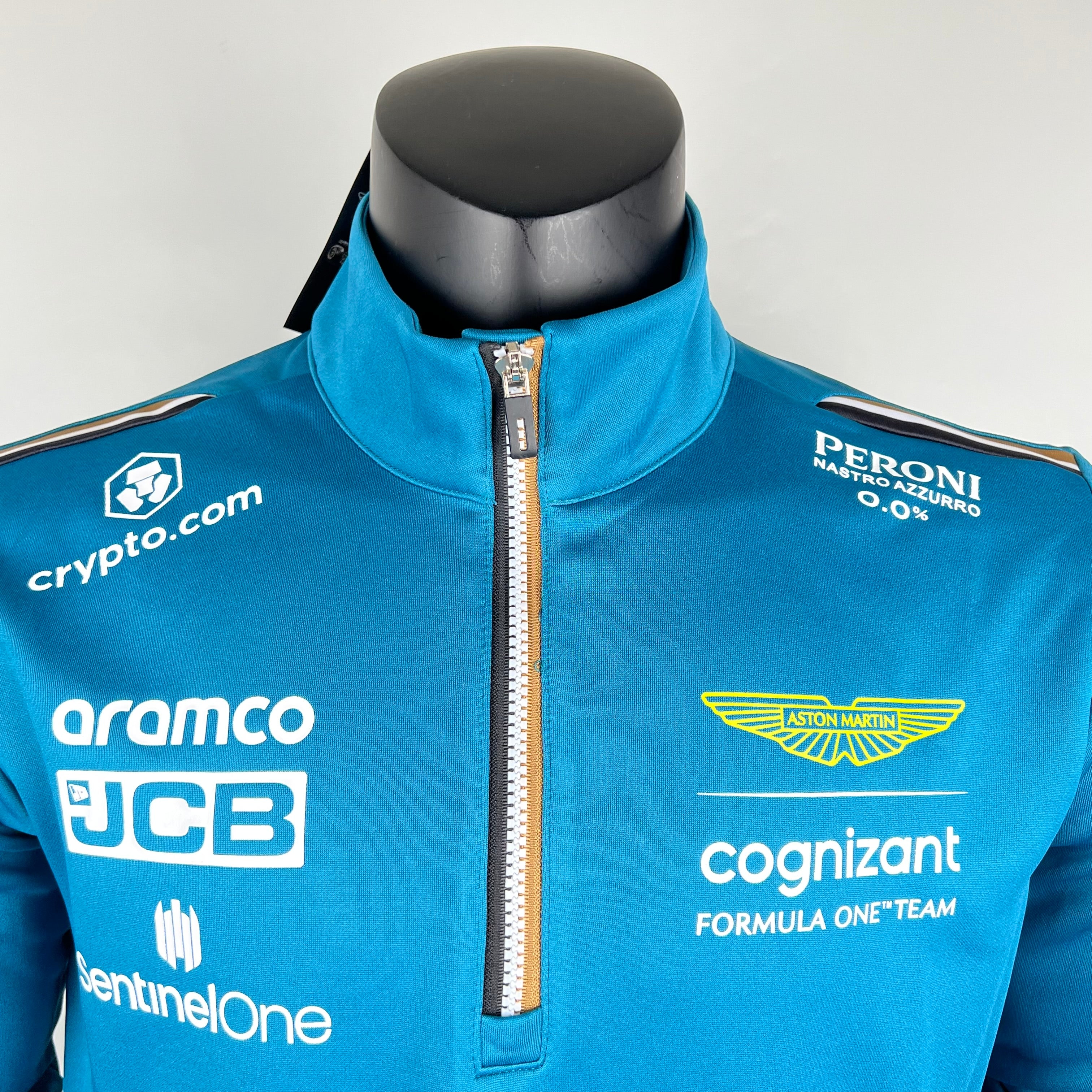 Aston Martin F1 2023 Zipper – Player Fit | Teal