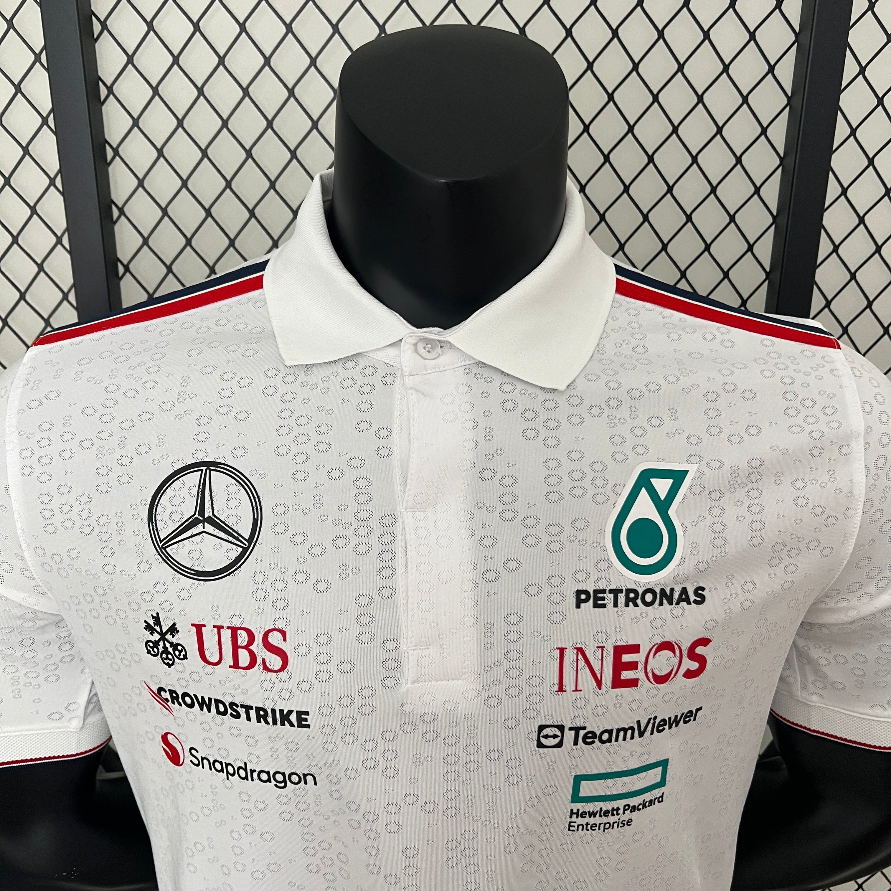 Mercedes F1 2023 Polo – Player Fit | White