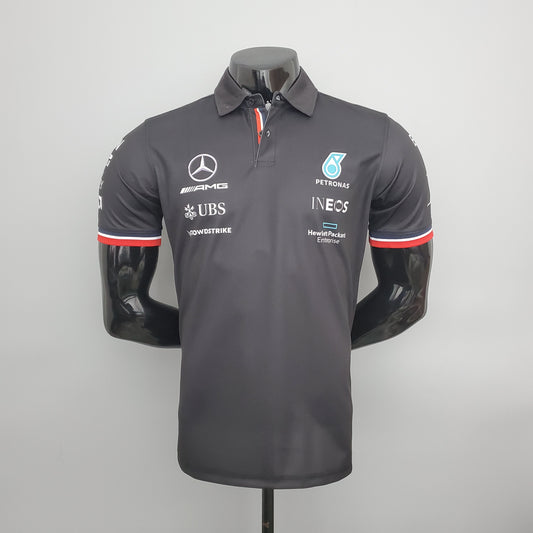 Mercedes F1 2023 Polo - Player Fit Petronas | Black