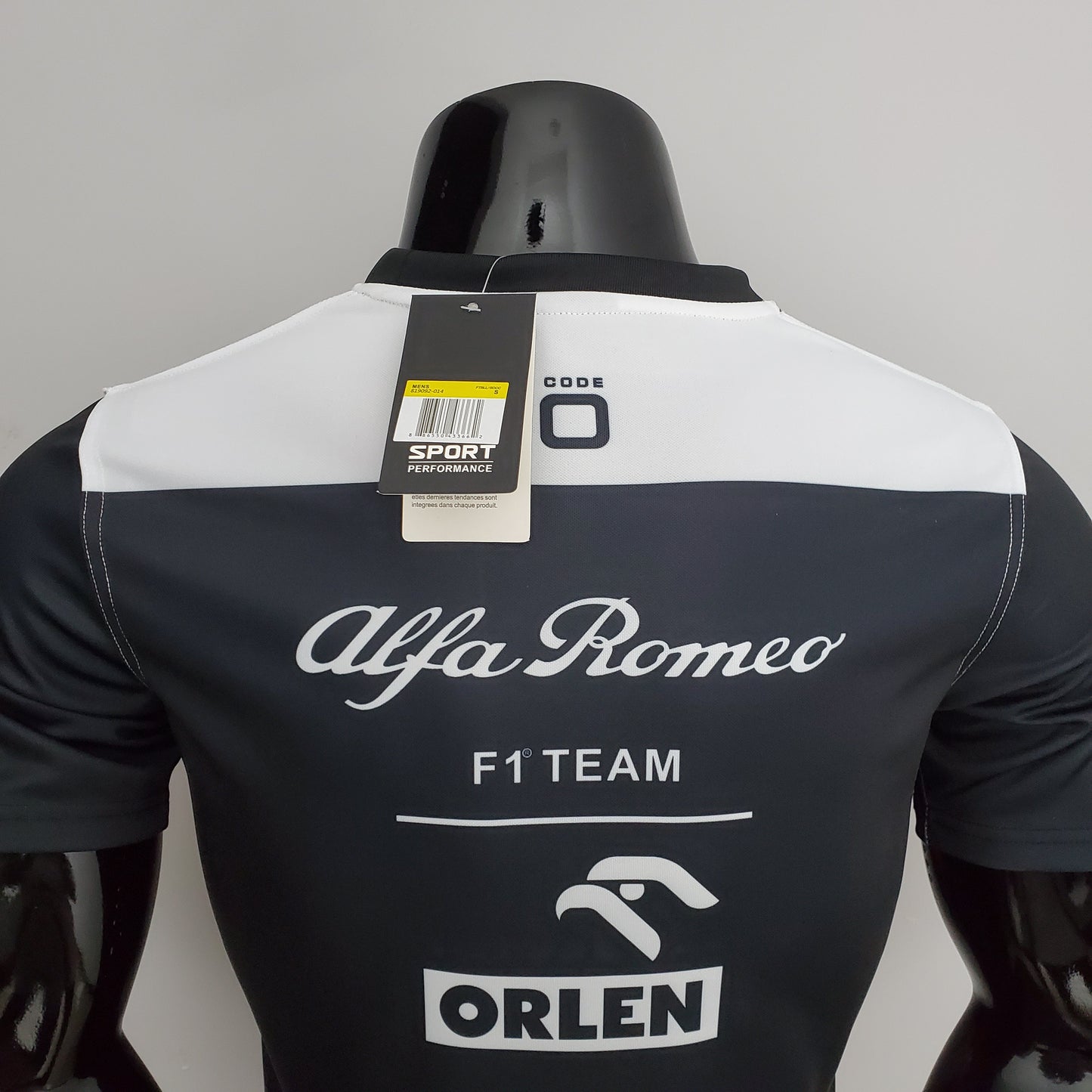 Alfa Romeo F1 2024 Player Fit T-Shirt – Orlen | Black White