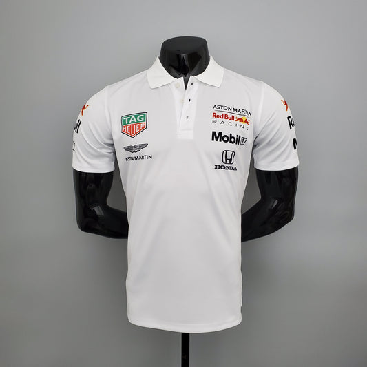 Red Bull Racing F1 2023 Polo – Player Fit Tag Heuer | White