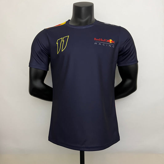 Red Bull Racing F1 2024 Player Fit T-Shirt – Sergio Perez #11 | Navy Blue
