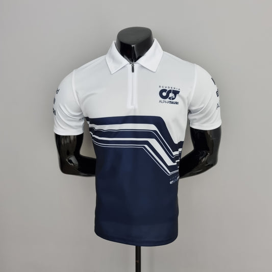 Scuderia AlphaTauri F1 2023 Player Fit Polo | Navy White