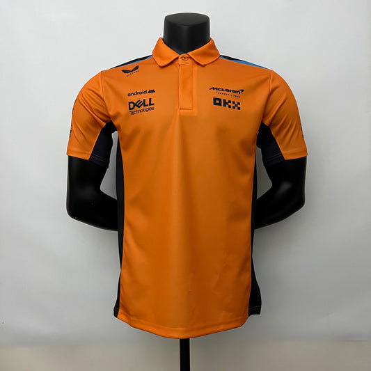 McLaren F1 2023 Polo – Player Fit | Papaya Orange