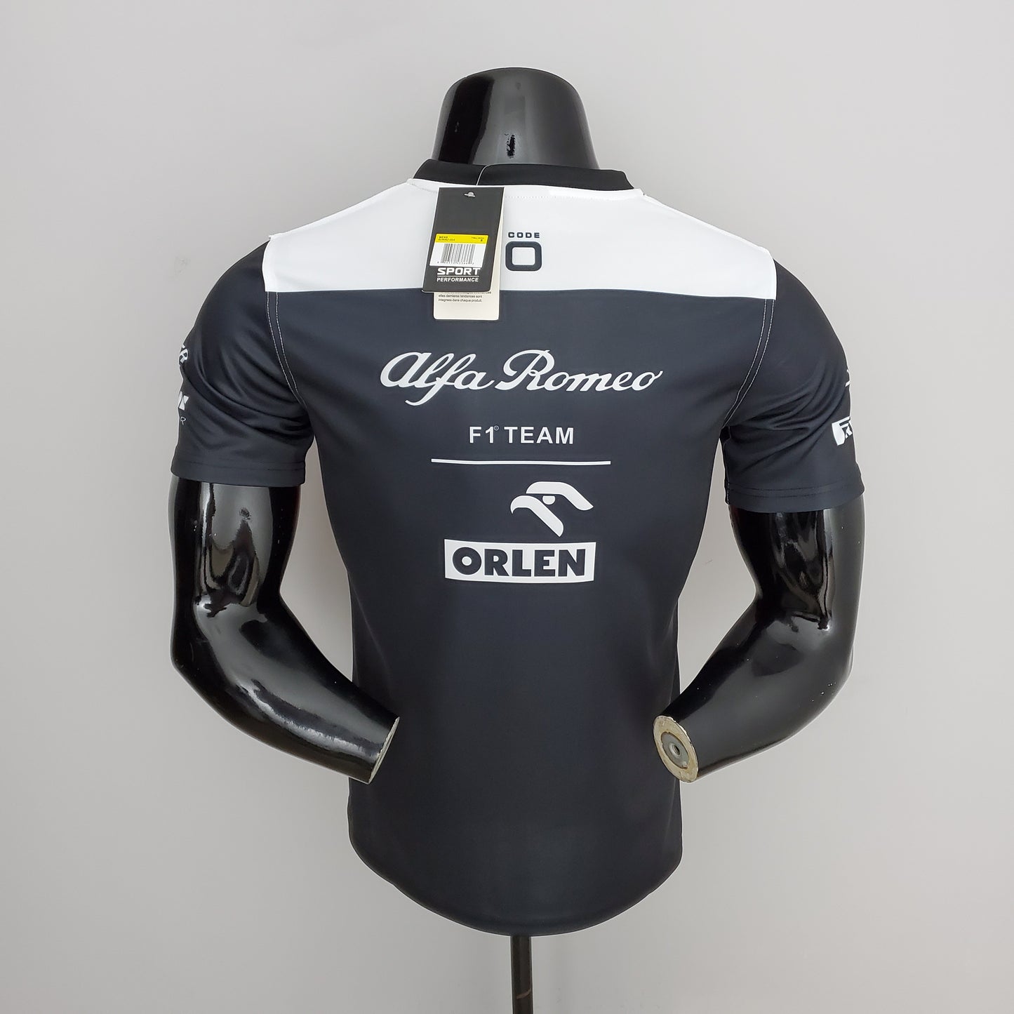 Alfa Romeo F1 2024 Player Fit T-Shirt – Orlen | Black White
