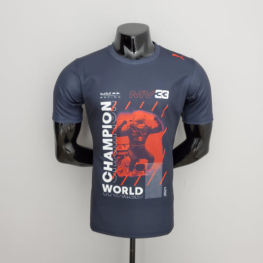 Red Bull Racing F1 2021 Player Fit T-Shirt – Max Verstappen #33 Puma | Navy