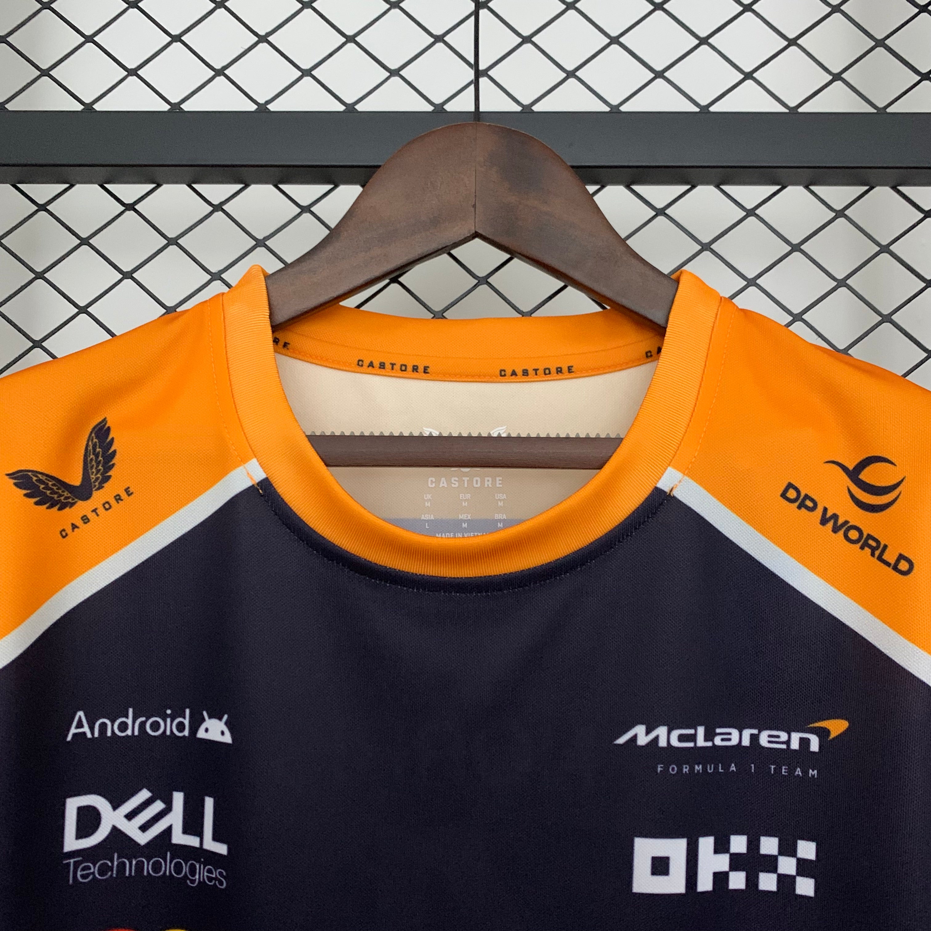McLaren F1 2023 T-Shirt – Team Edition – Lando Norris #4 | Papaya Orange