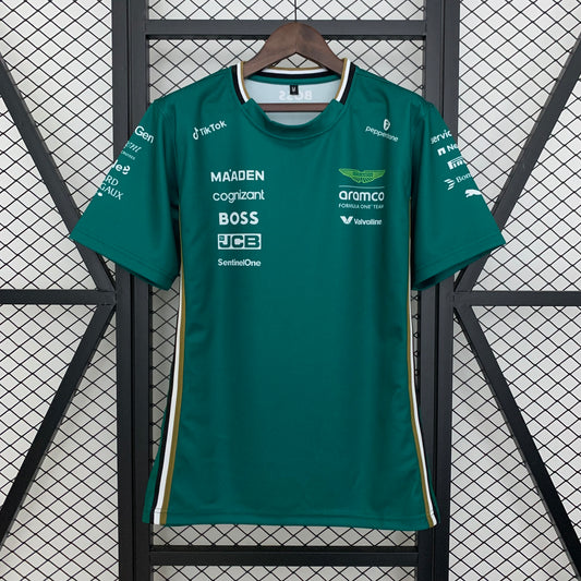 Aston Martin F1 2024 T-Shirt – Team Edition | Racing Green