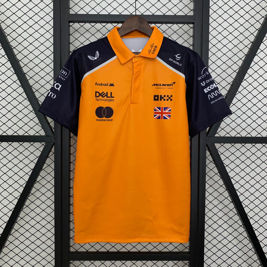 McLaren F1 2023 Polo – Team UK Edition | Papaya Orange