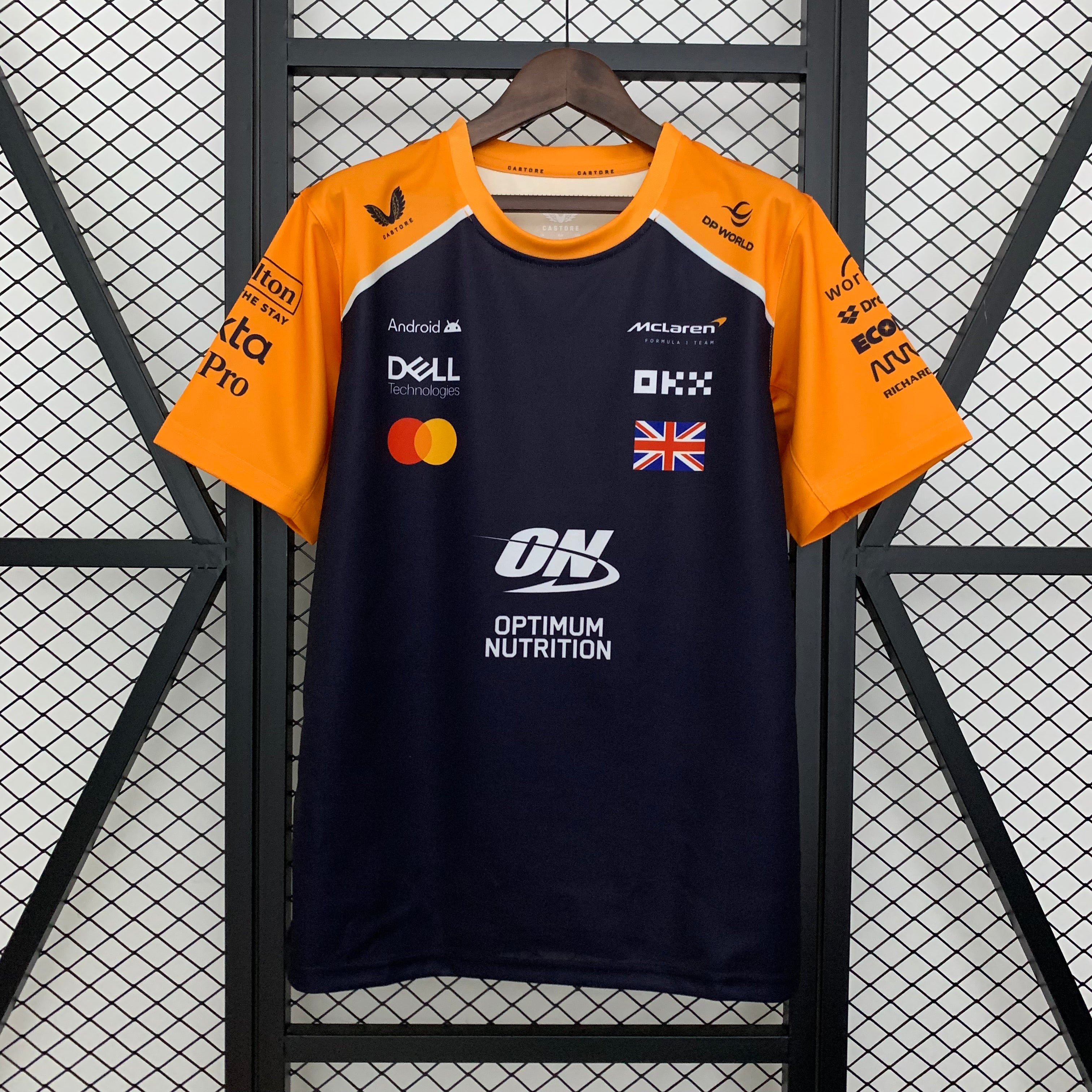 McLaren F1 2023 T-Shirt – Team Edition – Lando Norris #4 | Papaya Orange