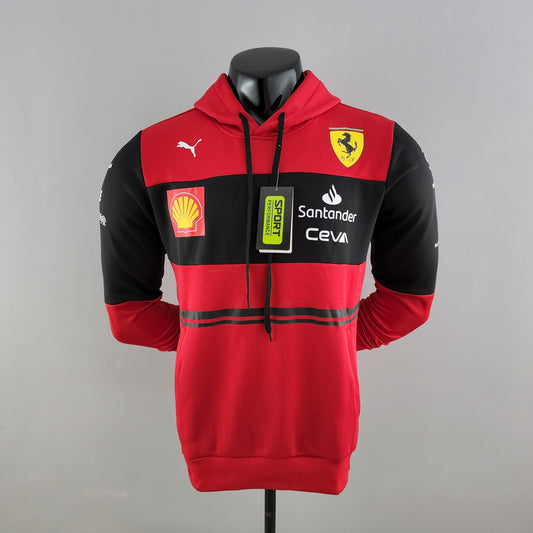 Ferrari F1 2023 Hoodie – Player Fit | Red Black